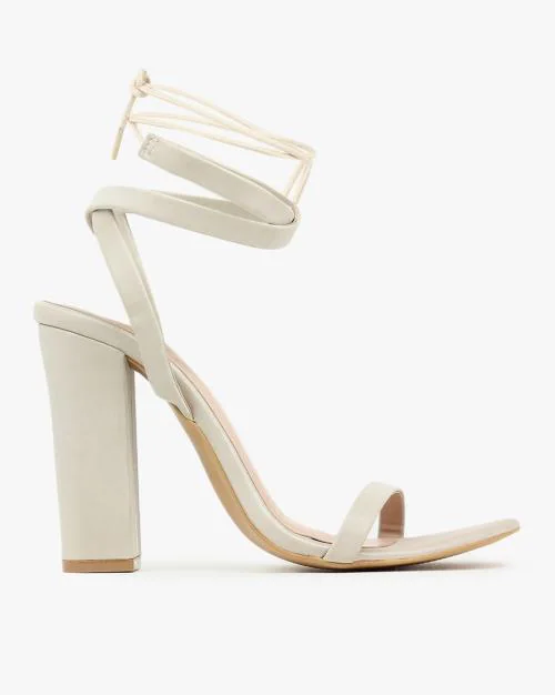 Strappy Chunky Heels