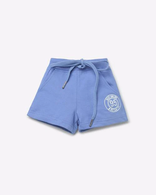 Shorts with Elasticated Drawstring Waist