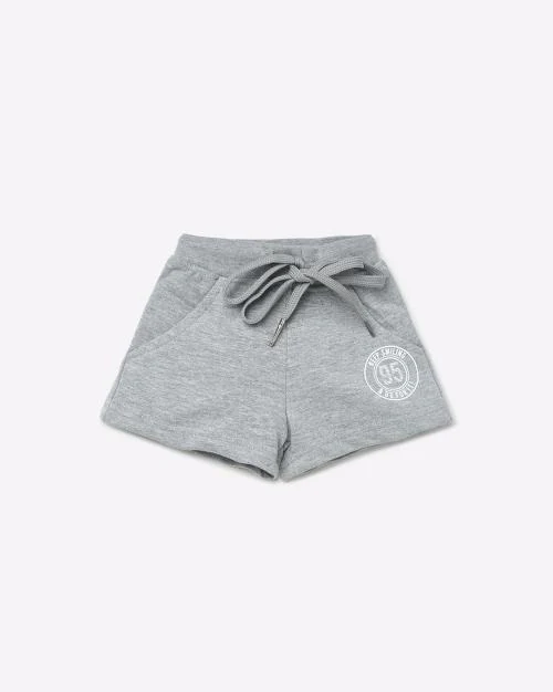 Shorts with Elasticated Drawstring Waist