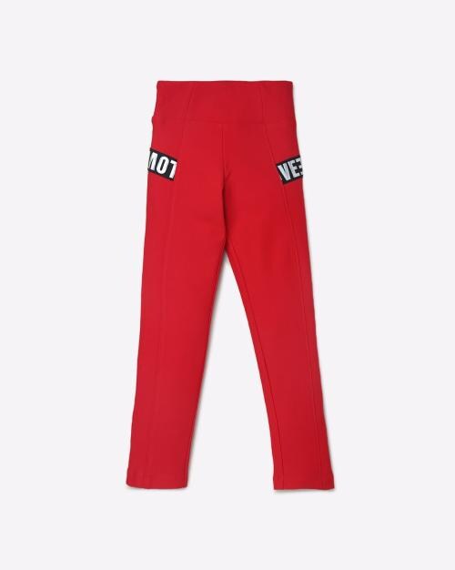 Printed Jeggings with Elasticated Waist