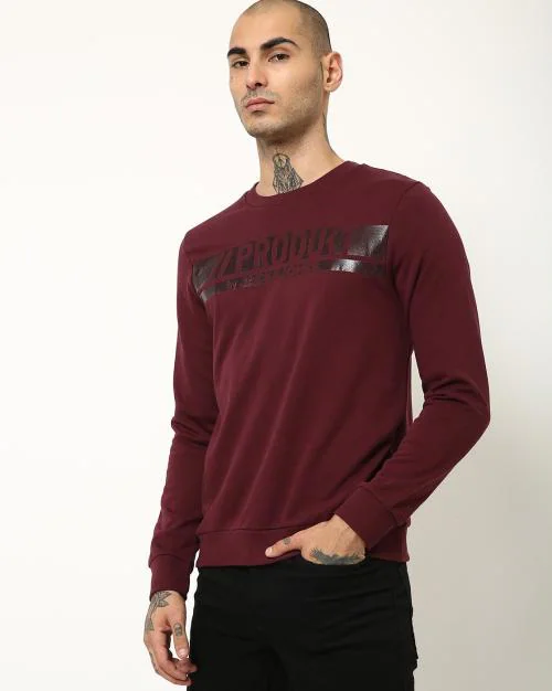 Logo Print Crew-Neck Sweatshirt