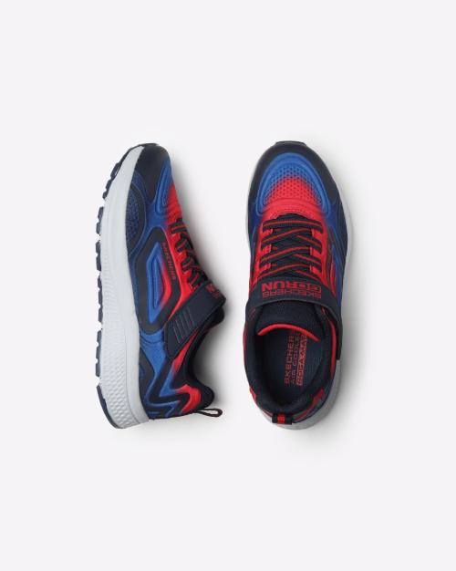 Go Run Consistent-Surge Sonic Textured Shoes with Velcro Closure