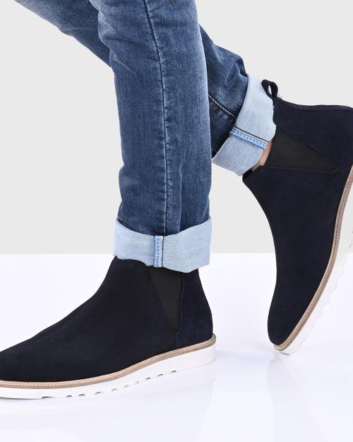 Slip-On Ankle-Length Boots