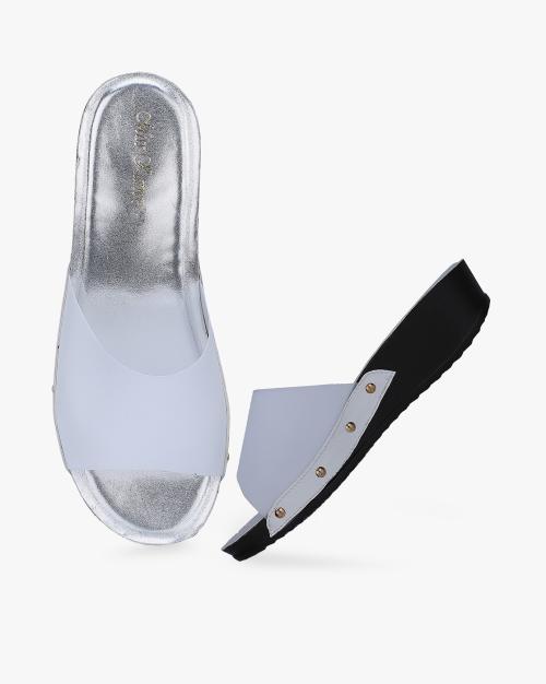 Peep-Toe Wedge Heeled Sandals