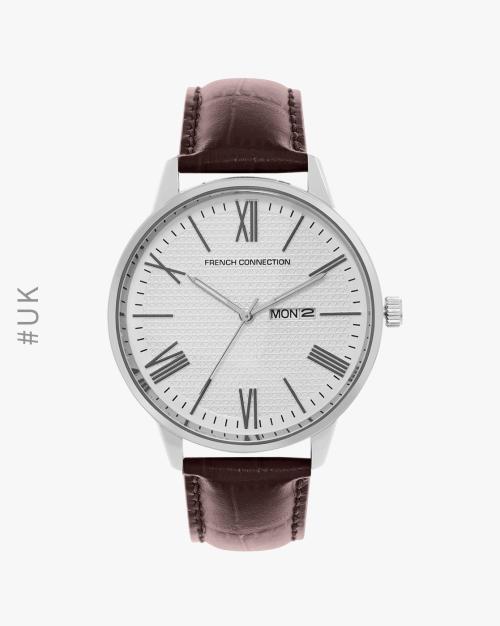 Men FCL25-D Analogue Wrist Watch with Leather Strap