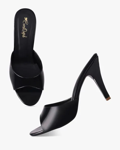 Open-Toe Stiletto Heels