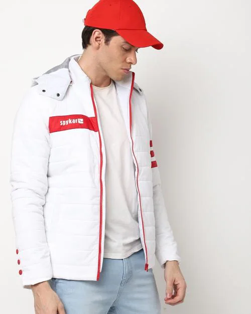 Buy Quilted Puffer Jacket with Hood Online at Best Prices in India