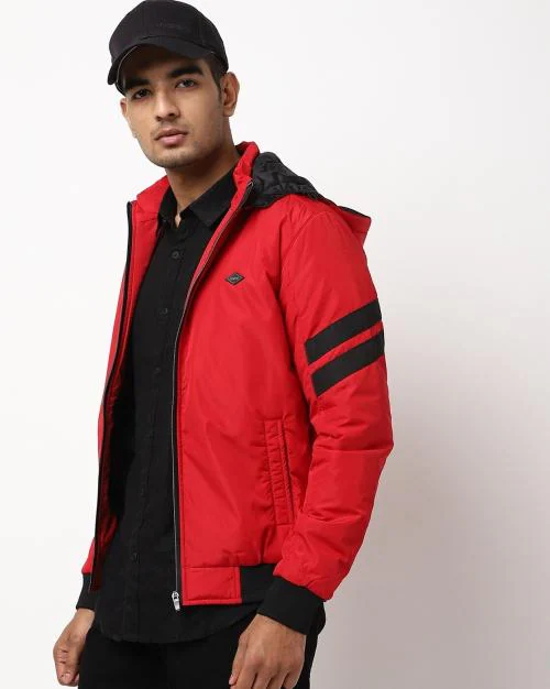Zip-Front Hooded Jacket