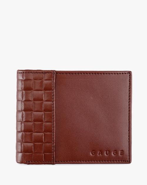 Quilted Leather Bi-Fold Wallet