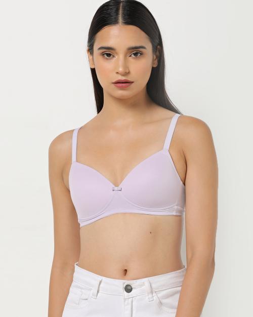 Solid Padded Wired T-Shirt Bra