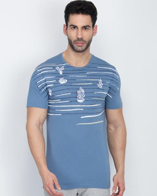 Buy Striped CrewNeck Slim Fit Tshirt Online at Best Prices in India