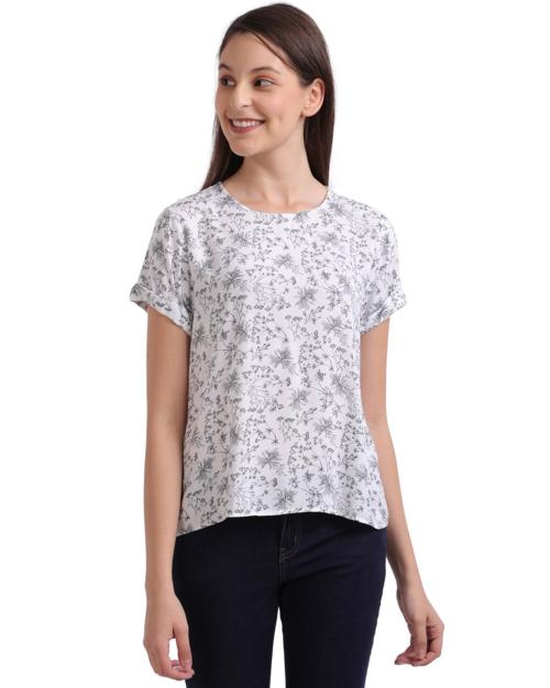 Cap Sleeves Relaxed Fit Top