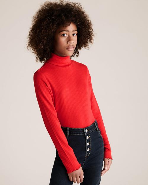 Striped High-Neck Top