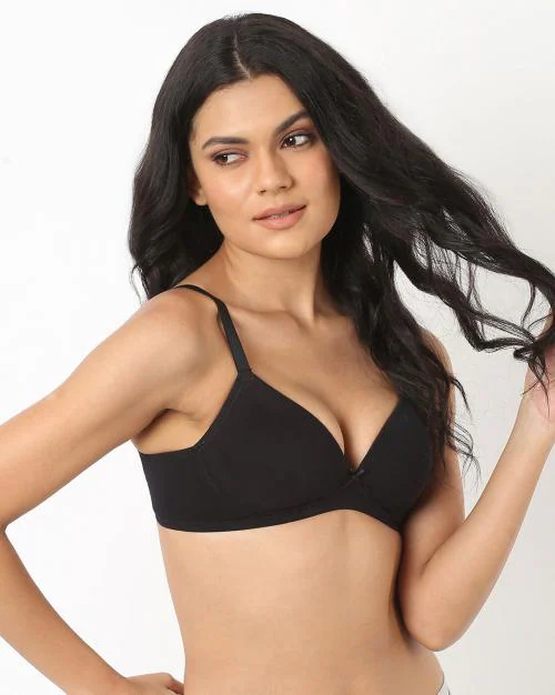 Lightly-Padded Bra with Adjustable Straps