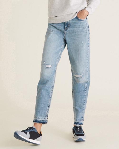 Ankle-Length Relaxed Fit Jeans