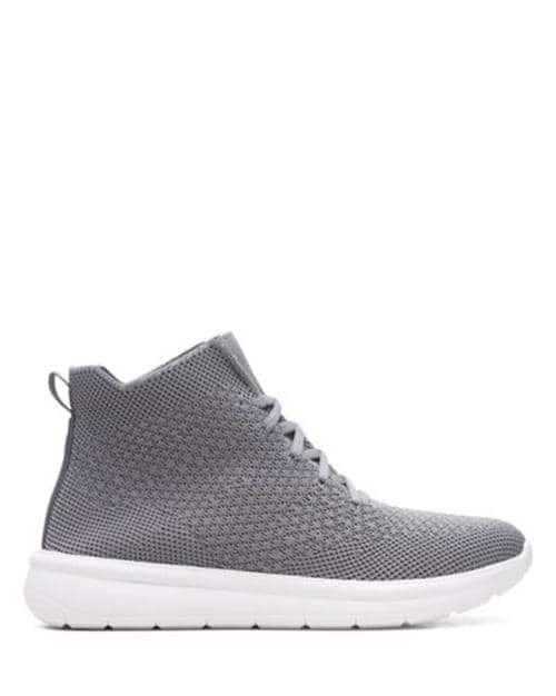 Knitted Ankle-Length Lace-Up Boots