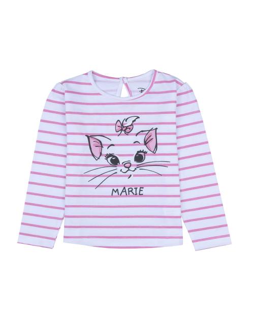 Marie Cat Print Crew-Neck T-shirt