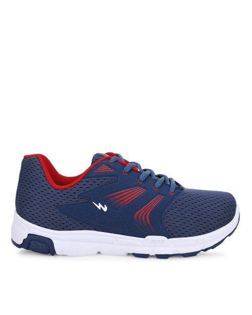 Textured Lace-Up Sports Shoes