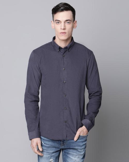 Buy Men Slim Fit ButtonFront Shirt Online at Best Prices in India