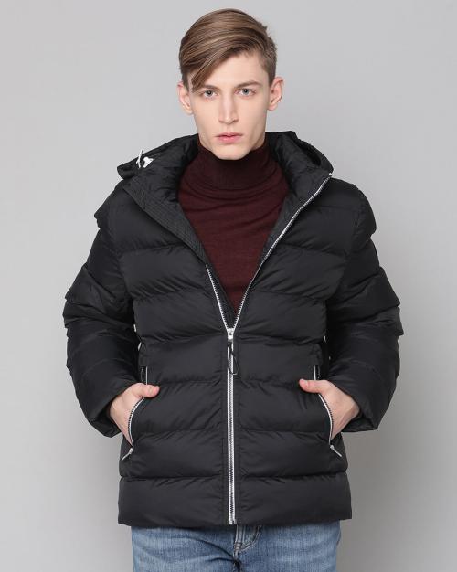 Quilted Jacket with Zip Closure