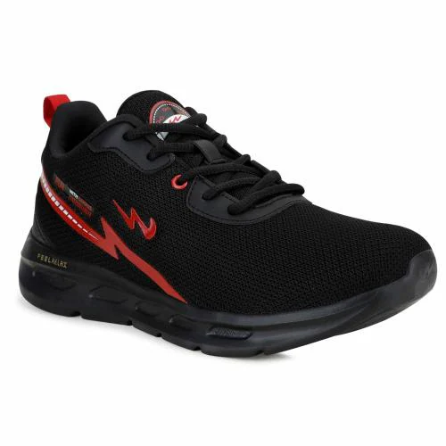 Campus Runner Men Black Sports Shoes