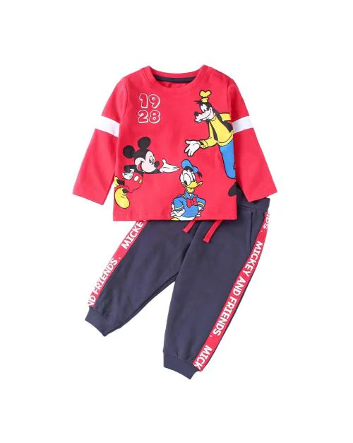 Cartoon Print Tracksuit Sets