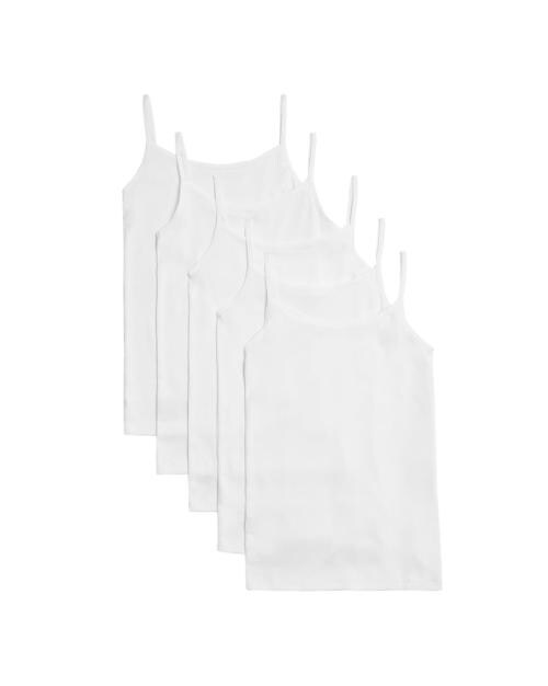Pack of 5 Slip Camisole Tops
