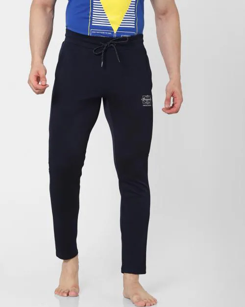 Men Printed Straight Track Pants