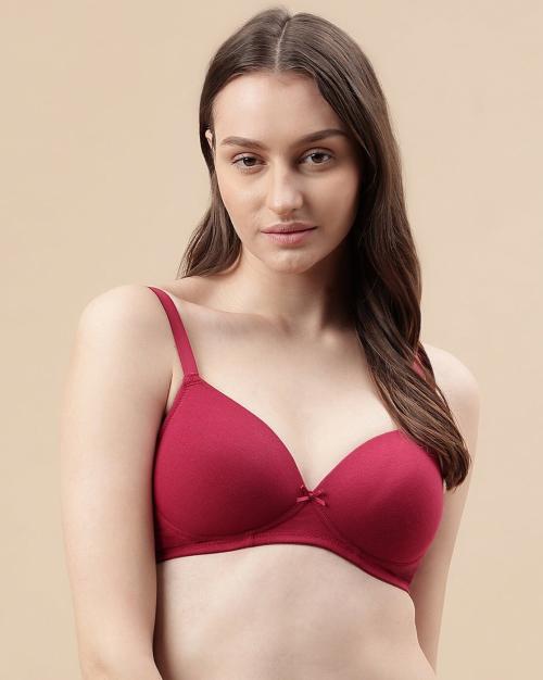Non-Wired Cotton T-Shirt Bra