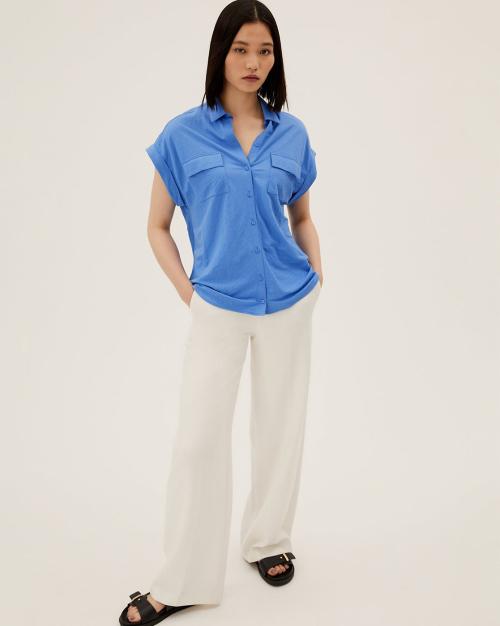Shirt with Flap Pockets