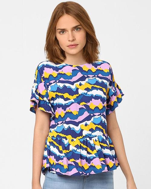 Buy Printed Slim Fit Top Online at Best Prices in India JioMart.