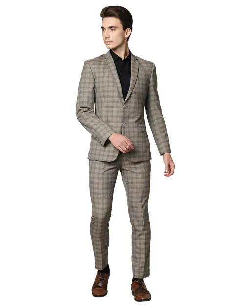 Checked Suit Set