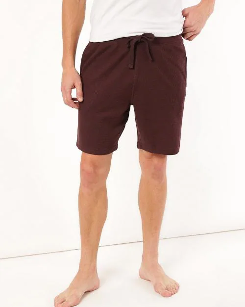 Knit Shorts with Drawstring Waist