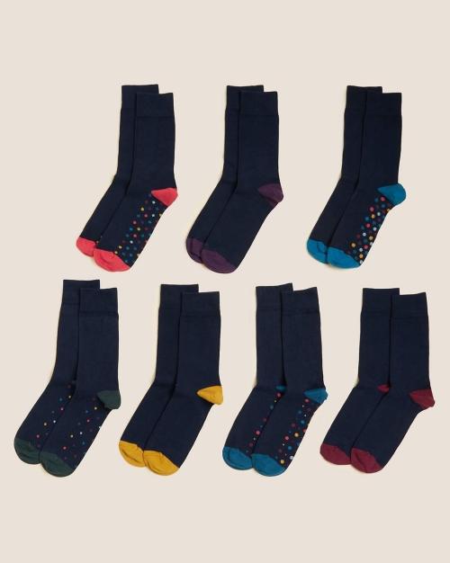 Pack of 7 MidCalf Length Socks JioMart