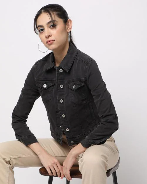 Cotton Rich Stretchable Denim Jacket