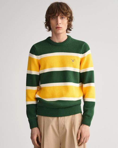 Striped Crew Neck Pullover