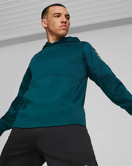 Puma Fit PWRFleece Training Men's Green Hoodie