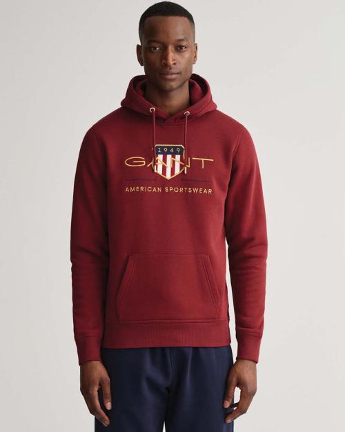 Embroidered Hooded Sweatshirt