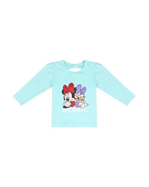 Cartoon Print Round-Neck T-Shirt