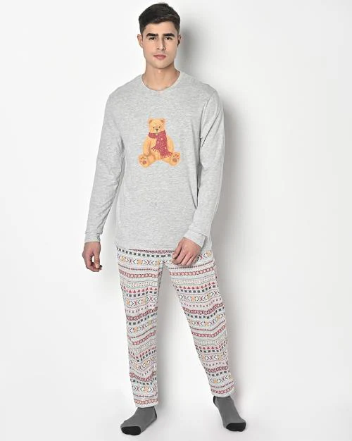 Spencer Bear Family Christmas Pyjamas & Top Set