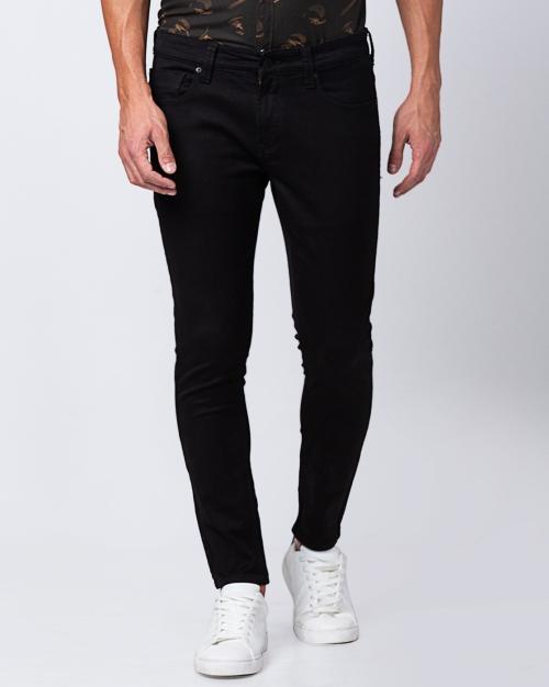 Slim-Fit Mid-Rise Jeans