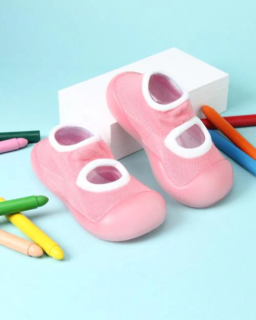 Knit Slip-On Booties