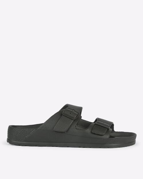 Dual-Strap Slip-On Sandals