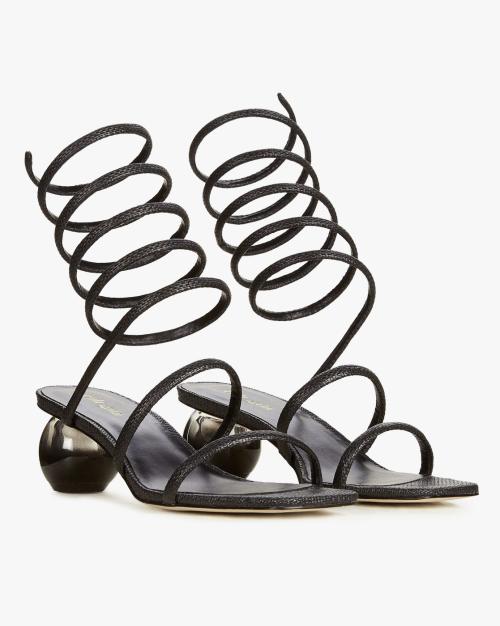 Freya Leather 50Mm Heeled Sandals