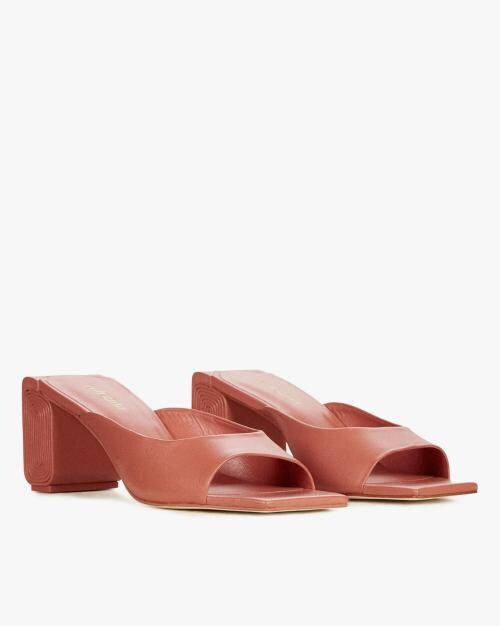 Nala 76Mm Slip On Block Heeled Sandals
