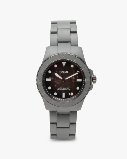 Men LE1131 Water-Resistant Analogue Watch with Ceramic Strap