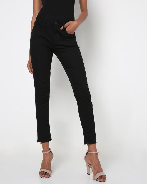 Mid-Rise Skinny Fit Jeans