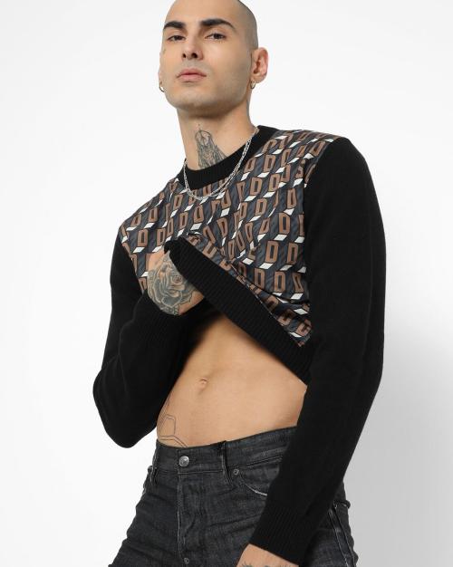 D2 Print Slim Fit Pullover