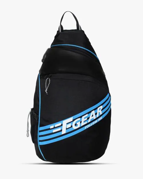 Buy Typographic Print Backpack with Single Strap Online at Best Prices