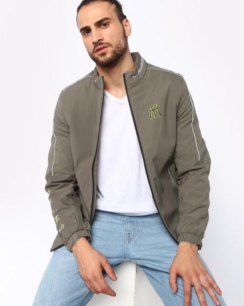Lightweight Bomber Jacket with Insert Pockets